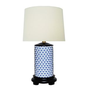 Small Blue Fish Scale Lamp