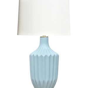 White Rain Pleated Lamp