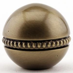 Antique Brass Beaded Ball