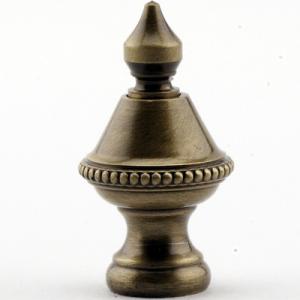 Antique Brass Beaded Knob