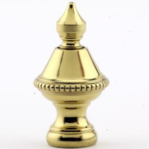 Polished Brass Beaded Knob