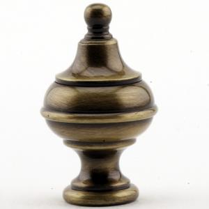 Antique Brass Trimmed Urn