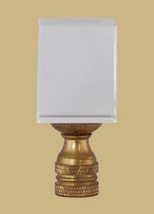 Square with Brass Base