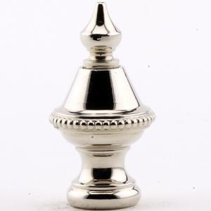 Polished Nickel Beaded Knob 