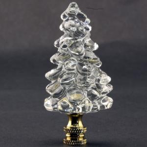 Crystal Tree with Brass Base