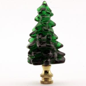 Evergreen Tree with Brass Base